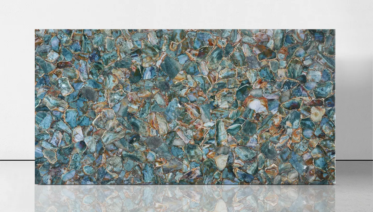Agate Green, агаты — образец натурального камня