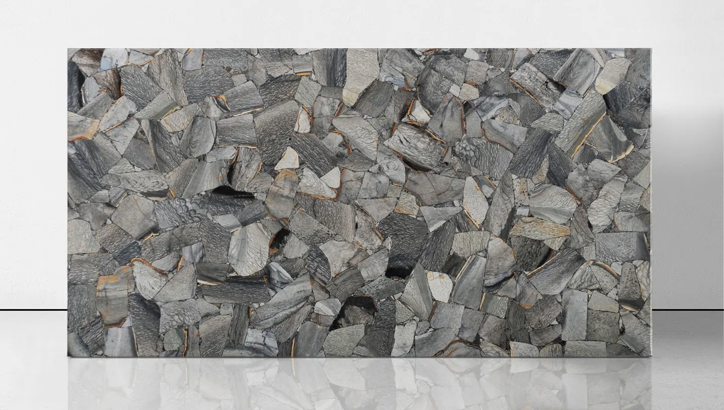 Jasper Shellflint, полудрагоценные камни — образец натурального камня